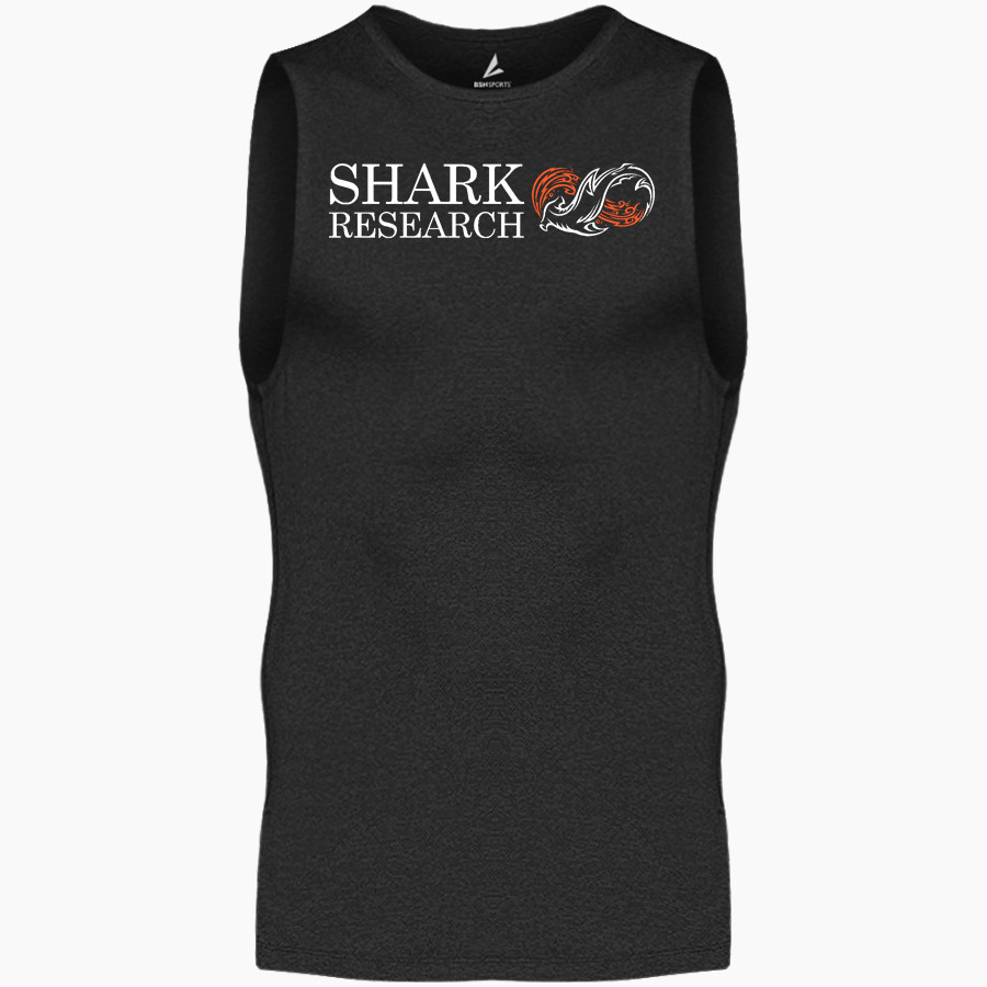 Shark Research & Conservation The Official Online Store BSN SPORTS Men's Sleeveless Compression Top
