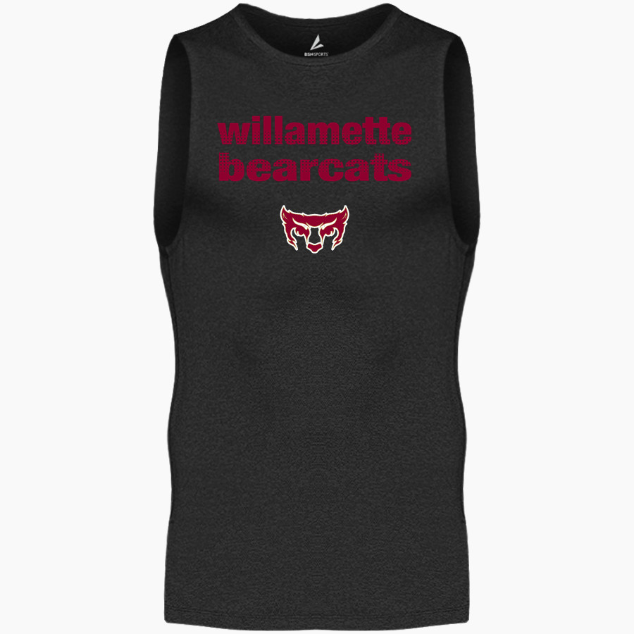 Willamette Bearcats BSN SPORTS Men's Sleeveless Compression Top