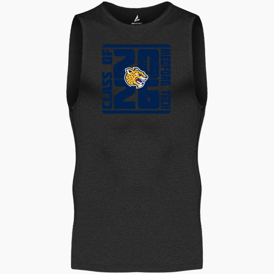 Medford Tech Jaguars <span class="pdp-name-mascot">Medford Tech High School Jaguars</span> BSN SPORTS Men's Sleeveless Compression Top