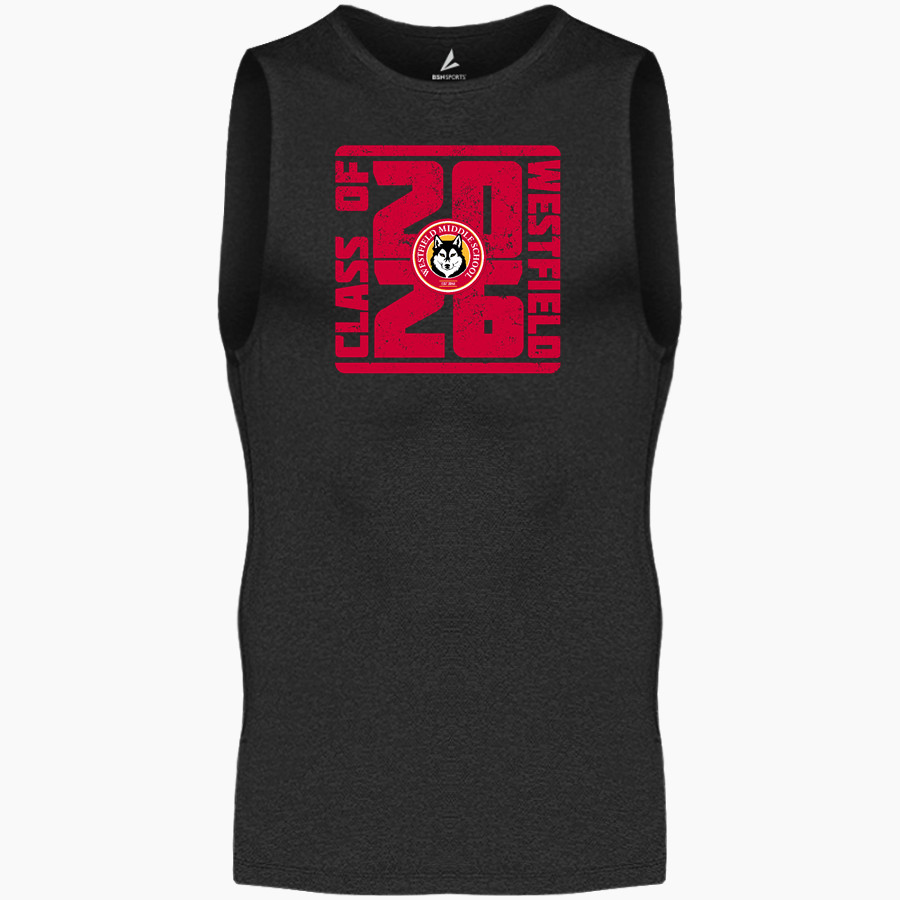 Westfield School <span class="pdp-name-mascot">Westfield School</span> BSN SPORTS Men's Sleeveless Compression Top