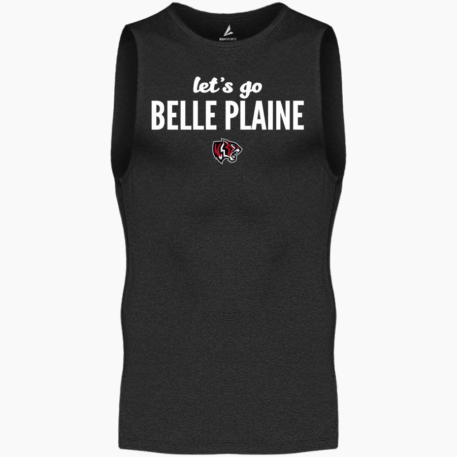 Belle Plaine Tigers BSN SPORTS Men's Sleeveless Compression Top