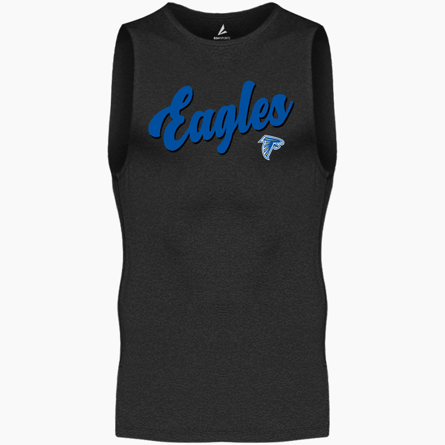 PLAINVIEW CHRISTIAN ACADEMY EAGLES <span class="pdp-name-mascot">PLAINVIEW EAGLES</span> BSN SPORTS Men's Sleeveless Compression Top