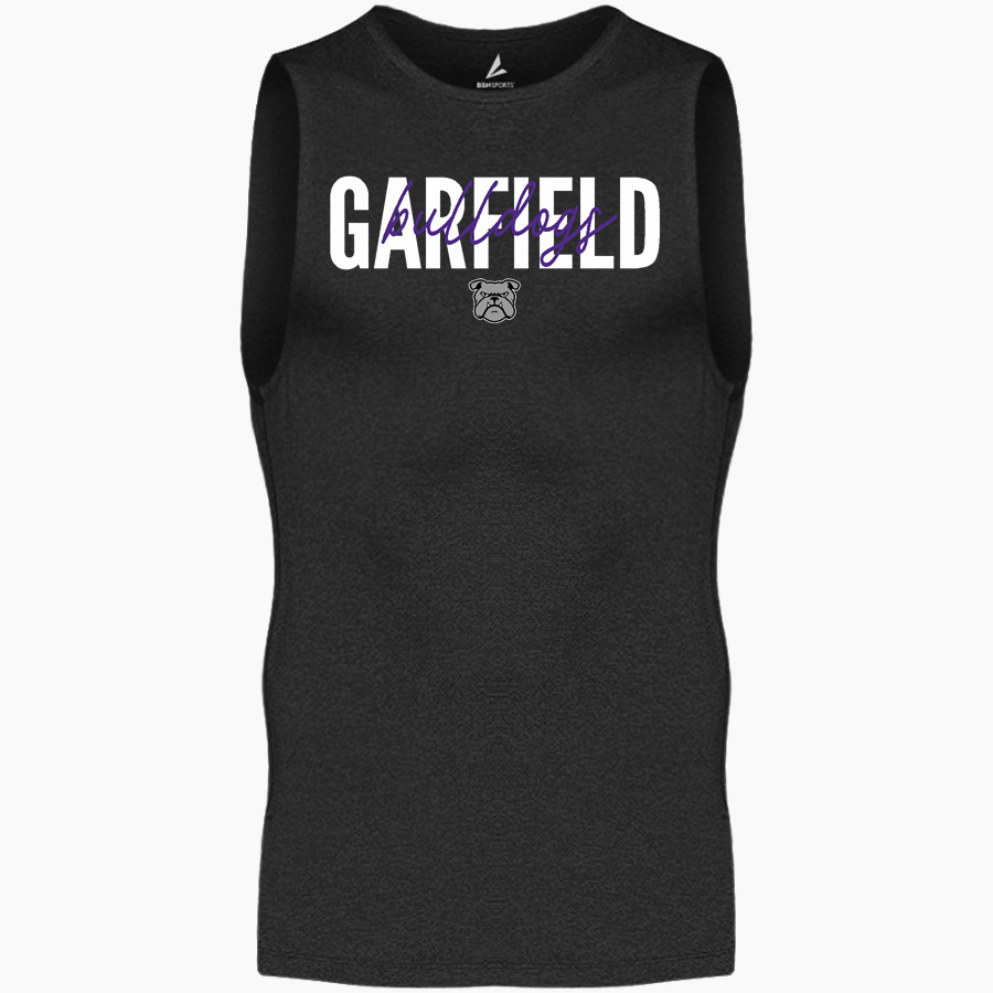 Garfield Bulldogs BSN SPORTS Men's Sleeveless Compression Top