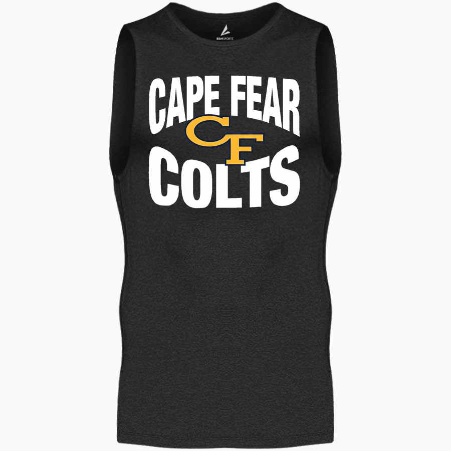 Cape Fear Colts <span class="pdp-name-mascot">Cape Fear Colts</span> BSN SPORTS Men's Sleeveless Compression Top