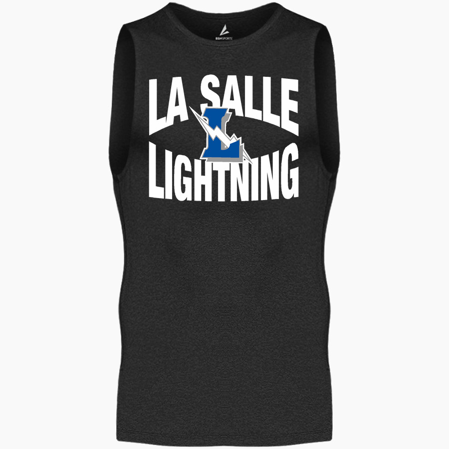 La Salle Lightning <span class="pdp-name-mascot">La Salle Lightning</span> BSN SPORTS Men's Sleeveless Compression Top