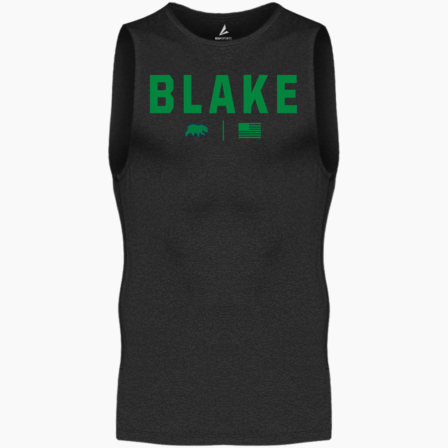 The Blake School BEARS ONLINE STORE BSN SPORTS Men's Sleeveless Compression Top