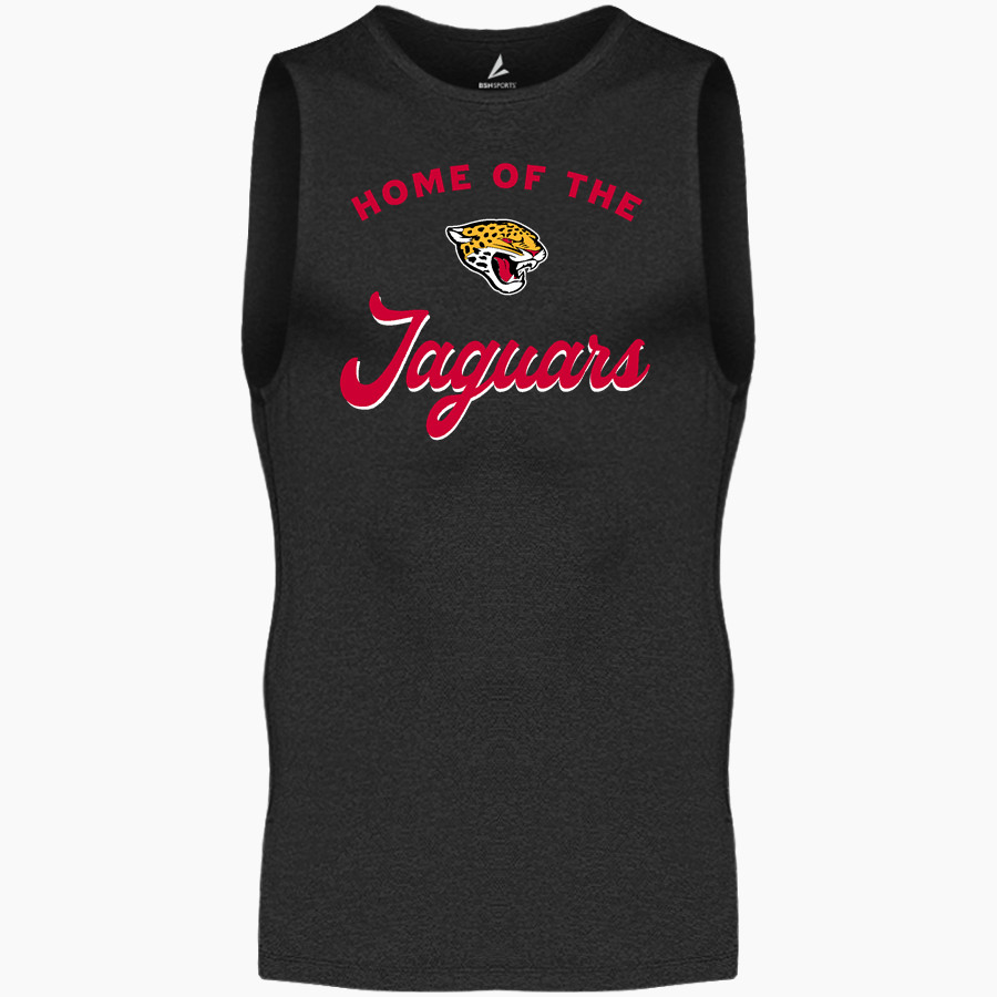 PORT ST LUCIE HIGH SCHOOL JAGUARS BSN SPORTS Men's Sleeveless Compression Top