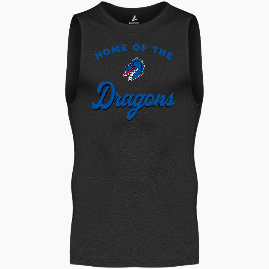 Mountainburg Dragons <span class="pdp-name-mascot">Mountainburg Dragons</span> BSN SPORTS Men's Sleeveless Compression Top