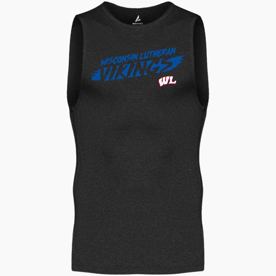 Wisconsin Lutheran Vikings BSN SPORTS Men's Sleeveless Compression Top