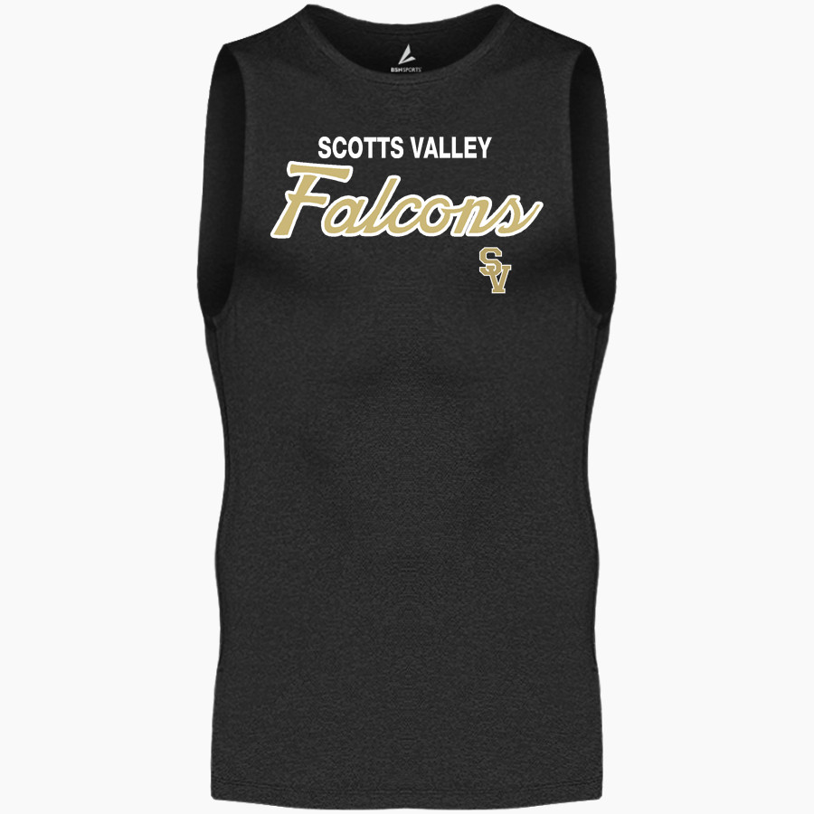 Scotts Valley Falcons <span class="pdp-name-mascot">Scotts Valley Falcons</span> BSN SPORTS Men's Sleeveless Compression Top