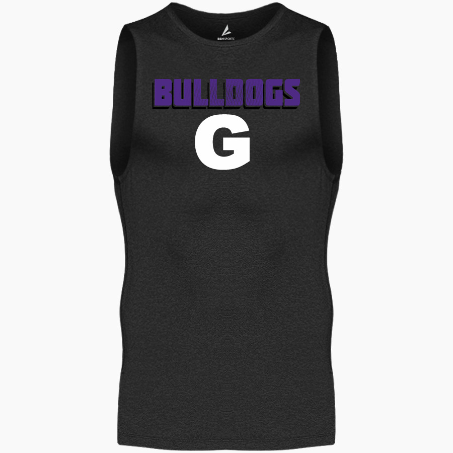 Garfield Bulldogs <span class="pdp-name-mascot">Garfield Bulldogs</span> BSN SPORTS Men's Sleeveless Compression Top
