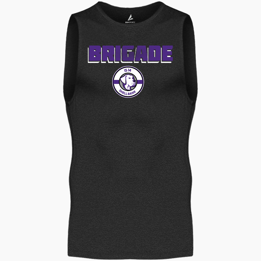Shell Bank Brigade BSN SPORTS Men's Sleeveless Compression Top