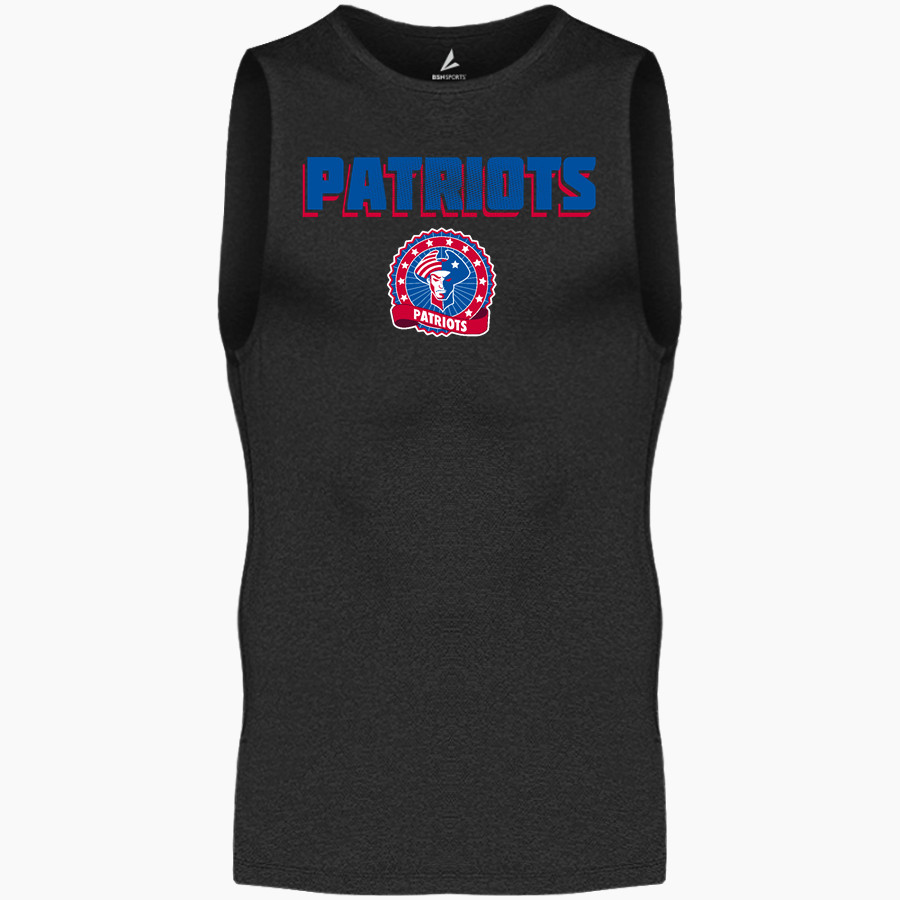 Washington Patriots <span class="pdp-name-mascot">George Washington Middle School Patriots</span> BSN SPORTS Men's Sleeveless Compression Top