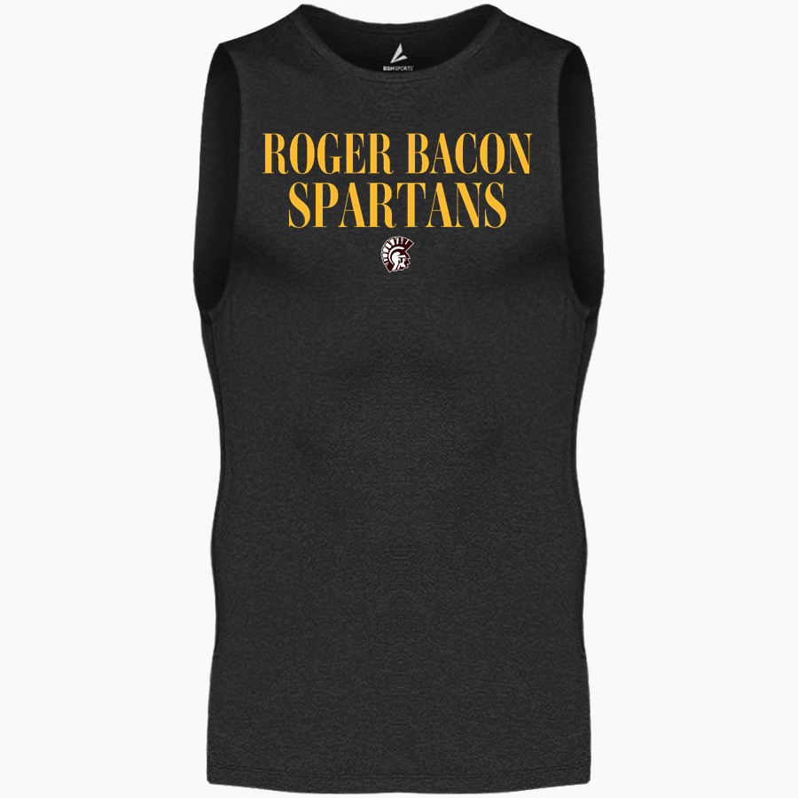 Roger Bacon Spartans <span class="pdp-name-mascot">Roger Bacon Spartans</span> BSN SPORTS Men's Sleeveless Compression Top