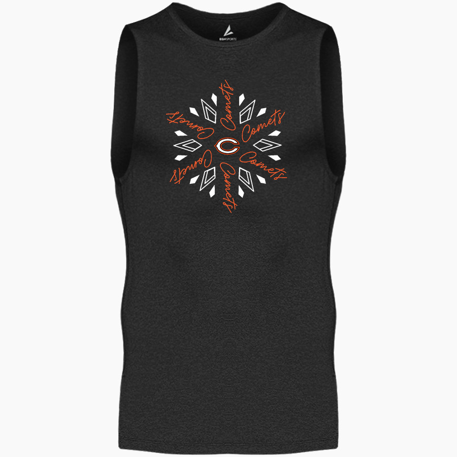 Crater Comets BSN SPORTS Men's Sleeveless Compression Top