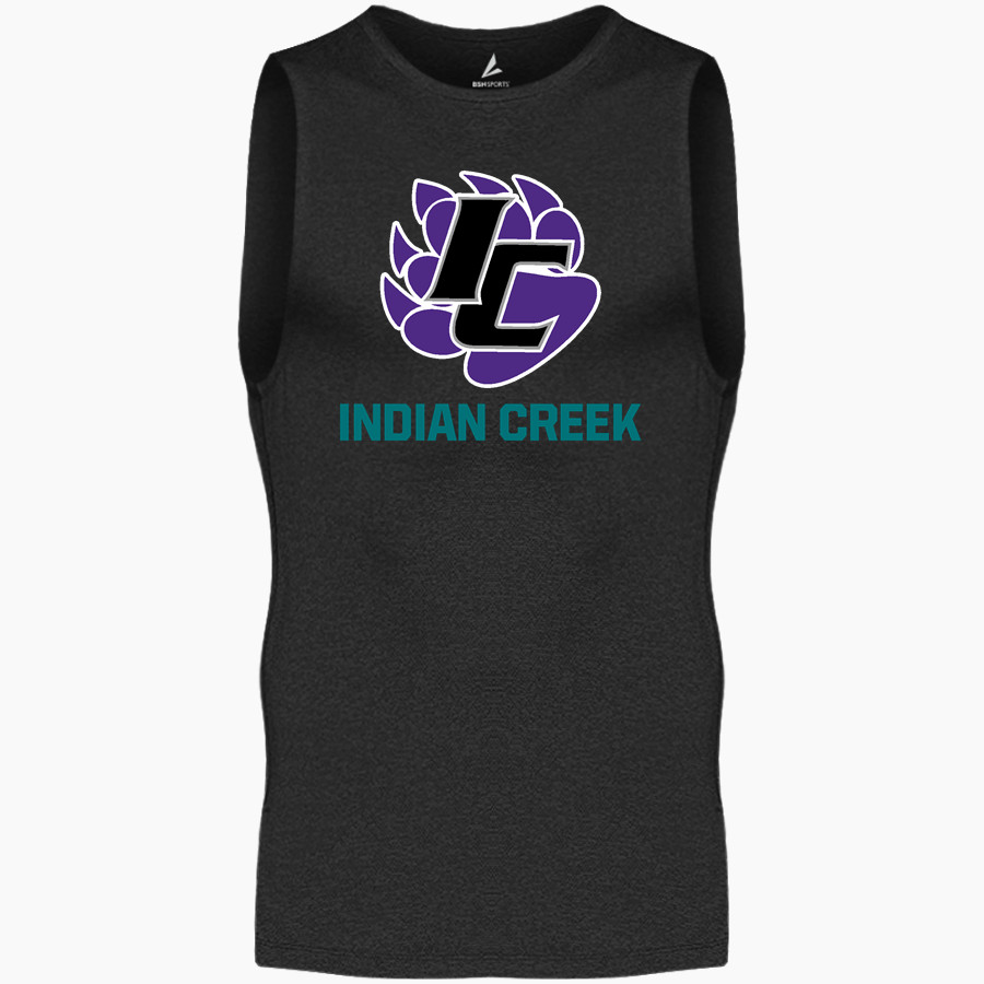 Indian Creek Panthers BSN SPORTS Men's Sleeveless Compression Top