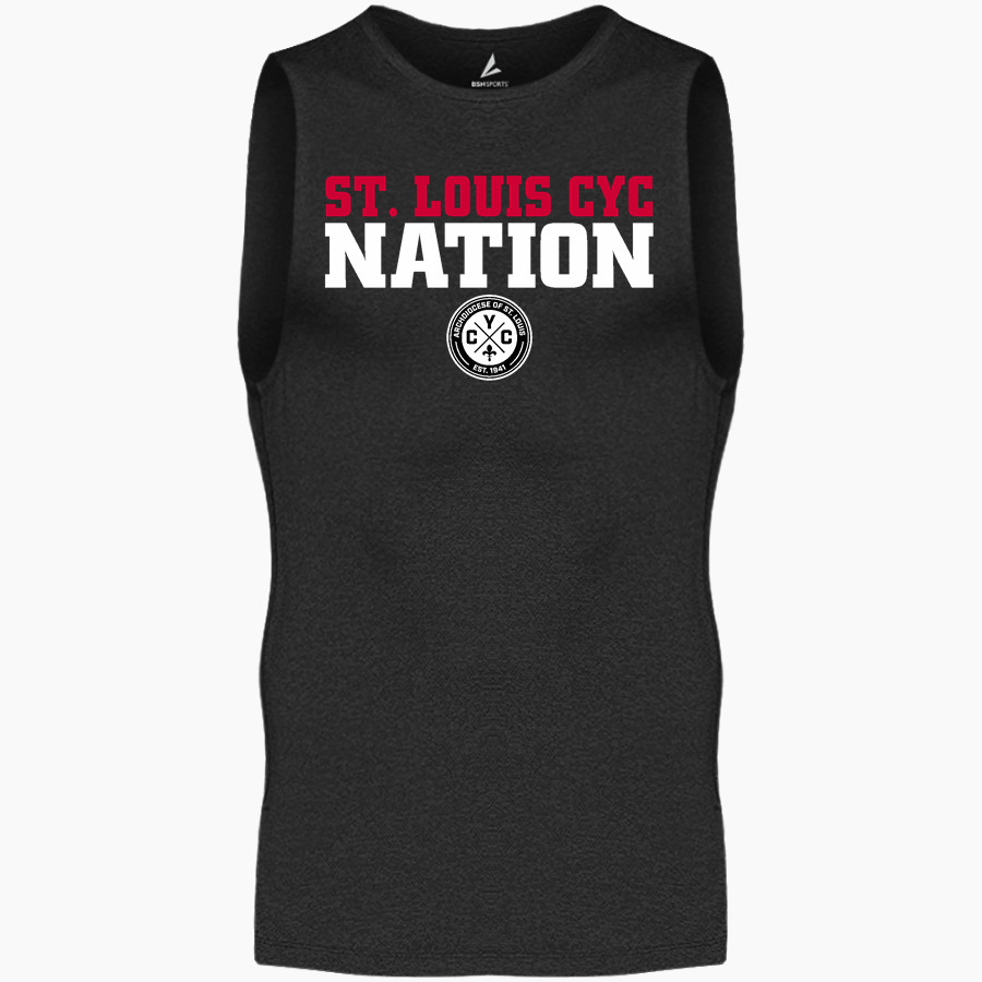 St. Louis CYC St. Louis CYC BSN SPORTS Men's Sleeveless Compression Top
