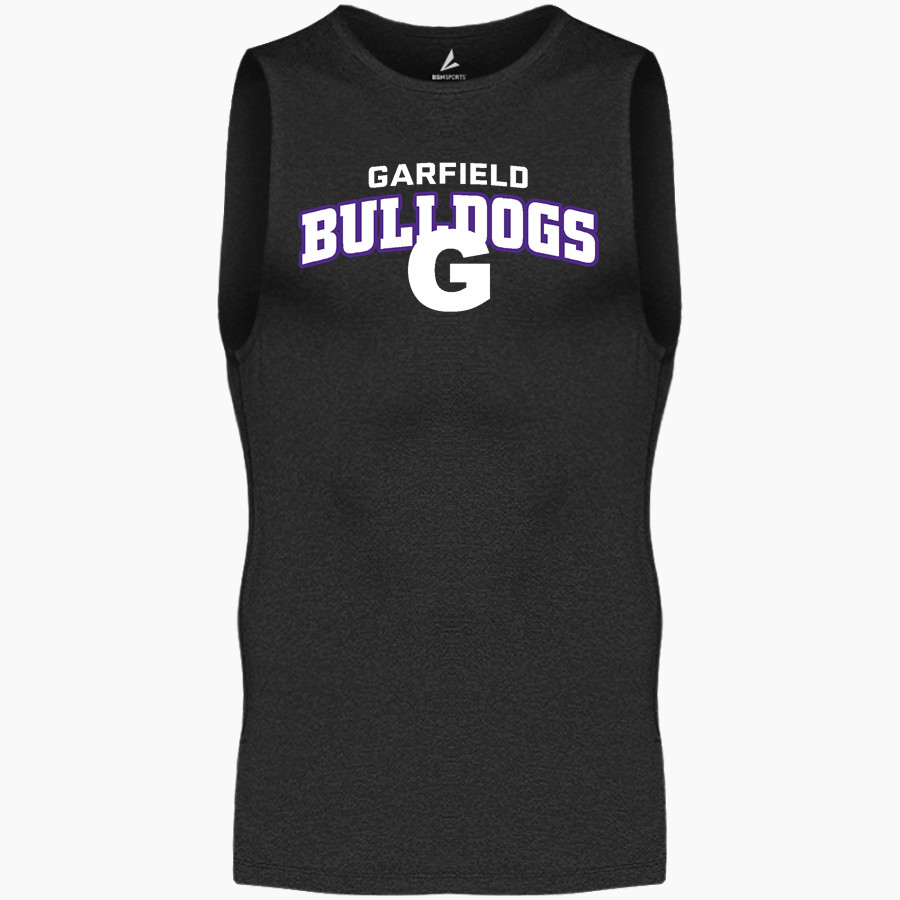 Garfield Bulldogs BSN SPORTS Men's Sleeveless Compression Top
