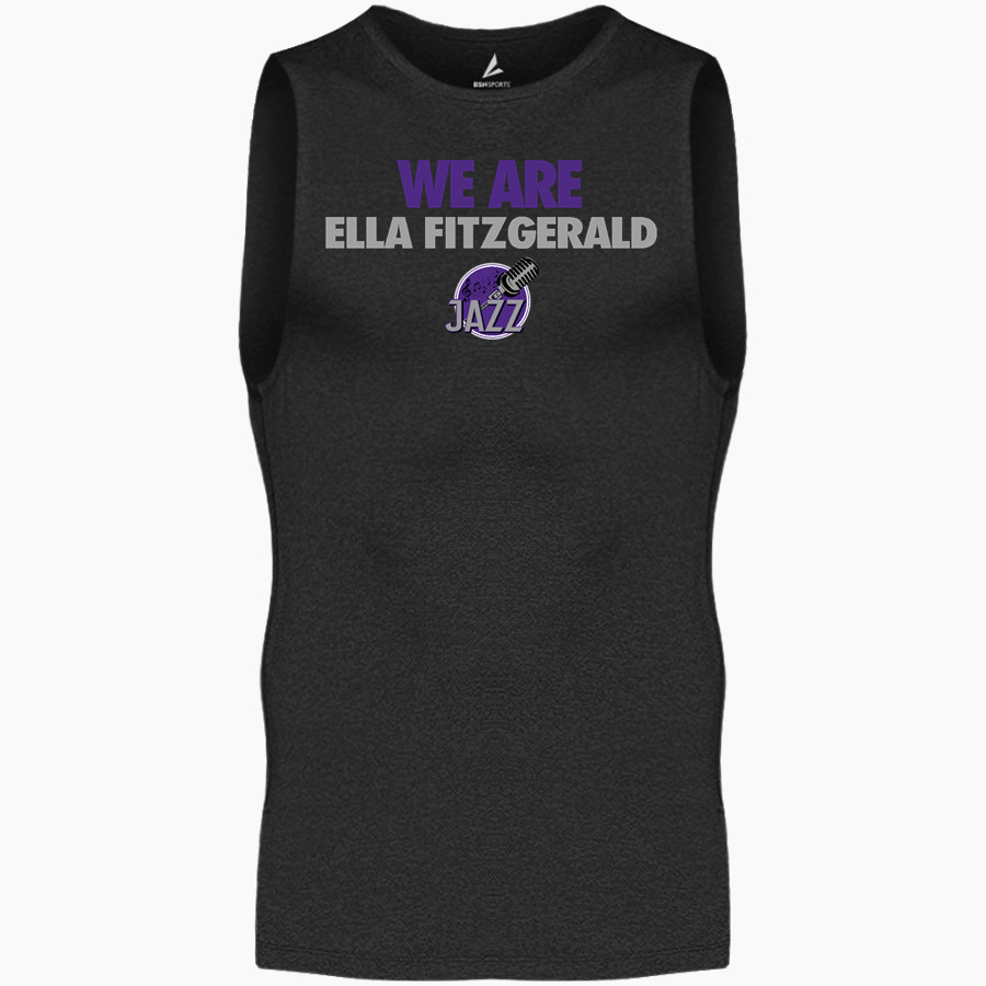 Ella Fitzgerald Jazz <span class="pdp-name-mascot">Ella Fitzgerald Jazz</span> BSN SPORTS Men's Sleeveless Compression Top