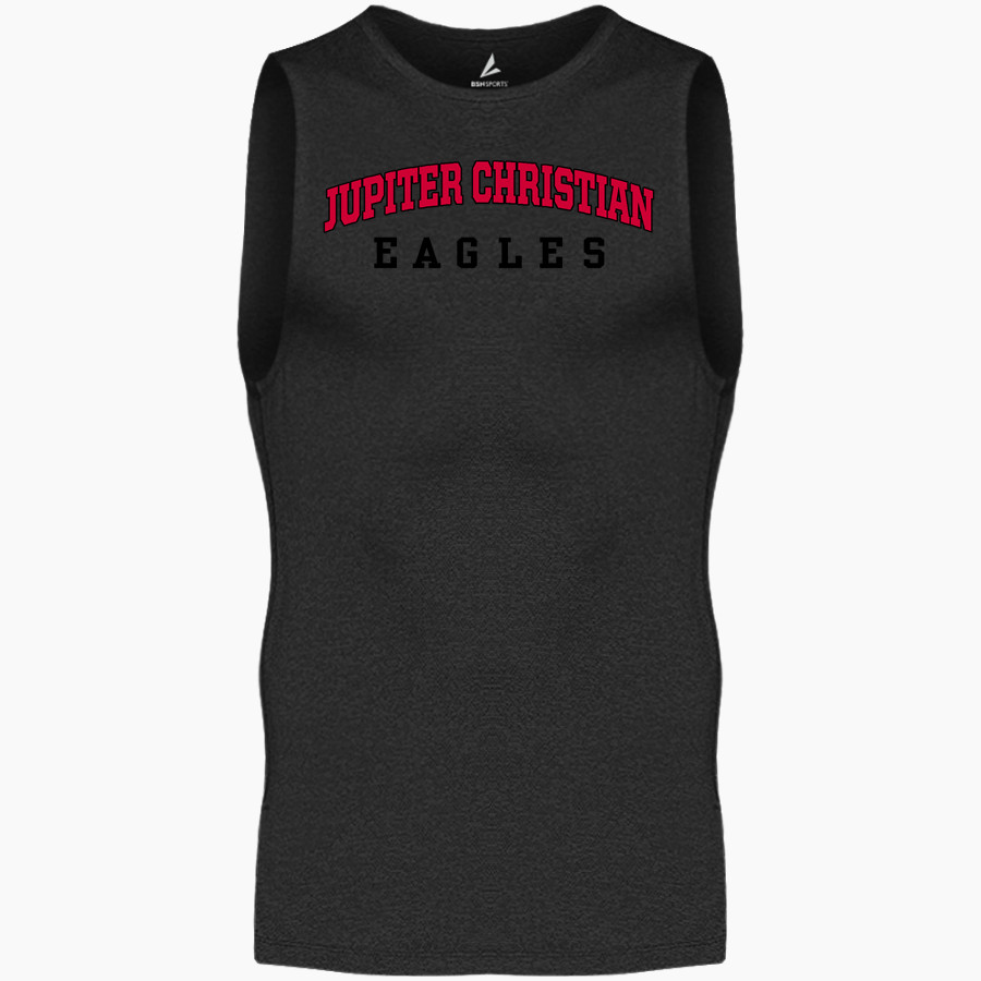 Jupiter Christian Eagles <span class="pdp-name-mascot">Jupiter Eagles</span> BSN SPORTS Men's Sleeveless Compression Top