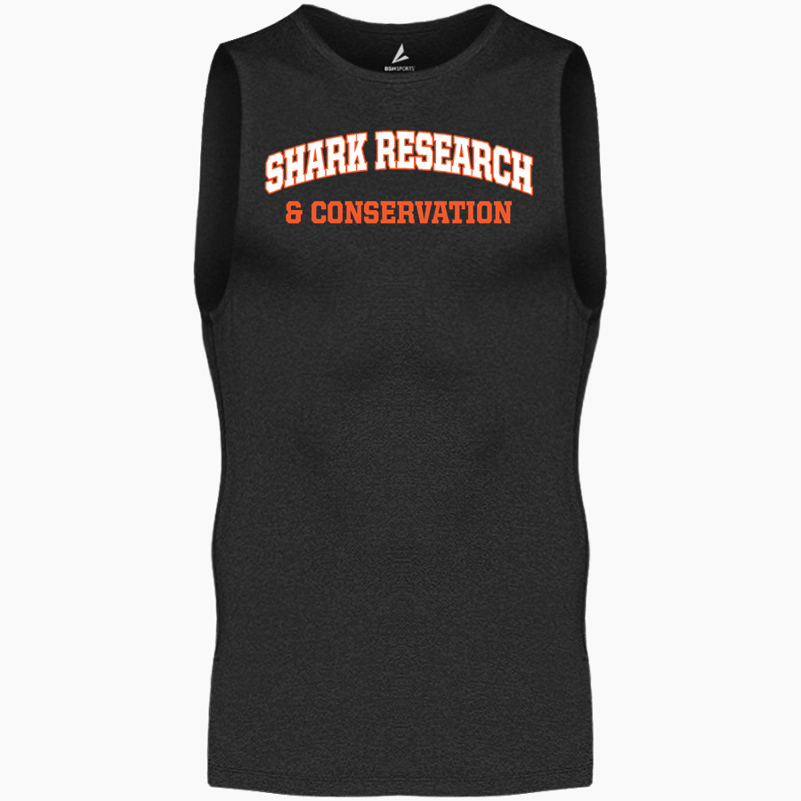 Shark Research & Conservation The Official Online Store BSN SPORTS Men's Sleeveless Compression Top