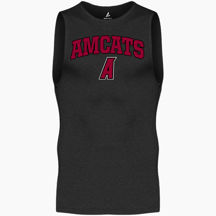 Anna Maria College Amcats <span class="pdp-name-mascot">Anna Maria College Amcats</span> BSN SPORTS Men's Sleeveless Compression Top