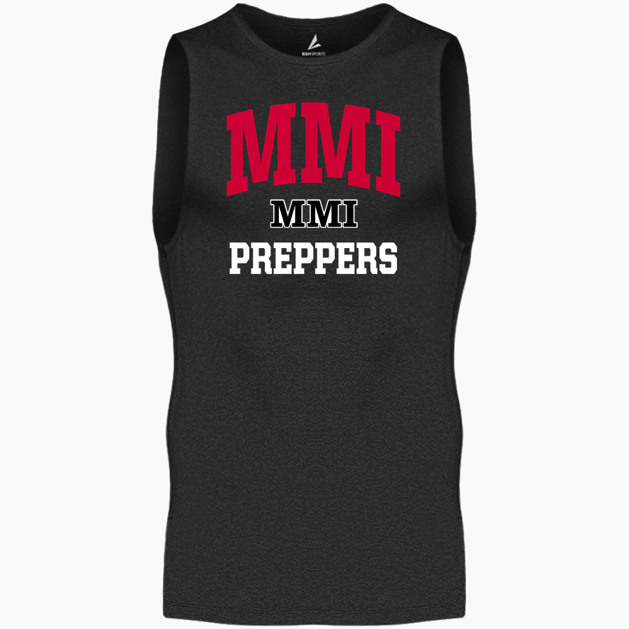 MMI PREPARATORY SCHOOL PREPPERS BSN SPORTS Men's Sleeveless Compression Top