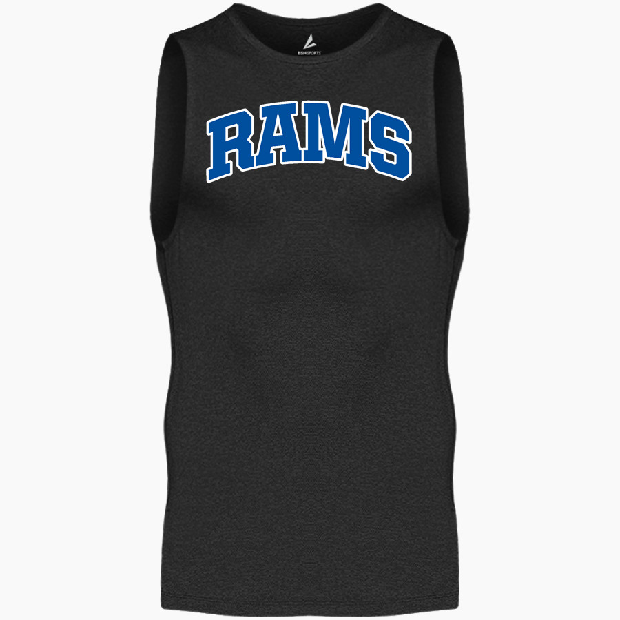 Carbondale Rams <span class="pdp-name-mascot">Carbondale Rams</span> BSN SPORTS Men's Sleeveless Compression Top