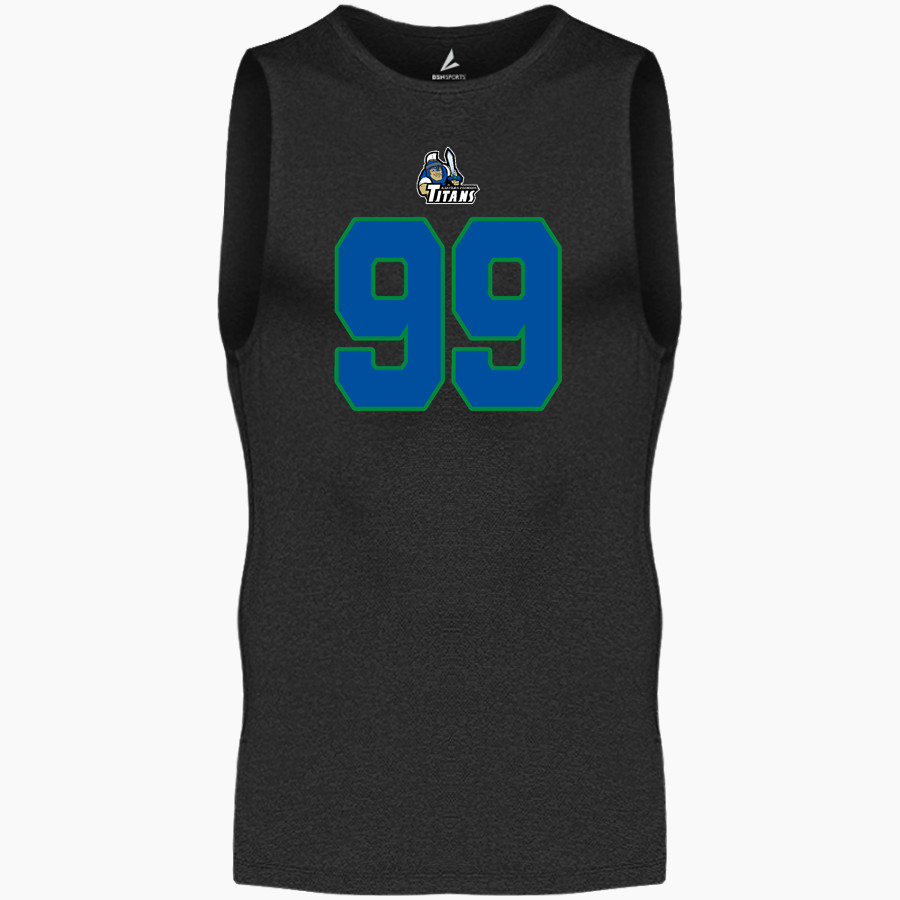 Eastern Florida State College <span class="pdp-name-mascot">Eastern Florida Titans</span> BSN SPORTS Men's Sleeveless Compression Top
