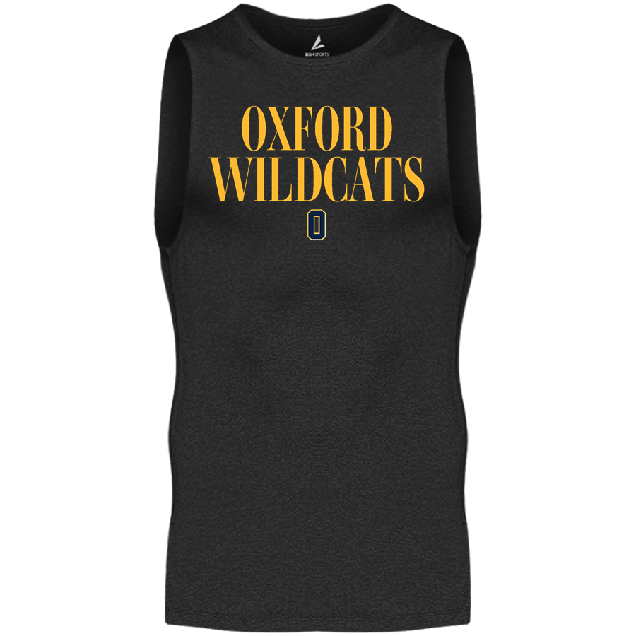Oxford Wildcats <span class="pdp-name-mascot">Oxford Wildcats</span> BSN SPORTS Men's Sleeveless Compression Top