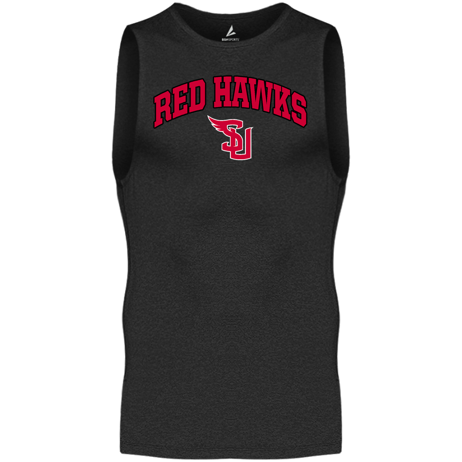 Simpson University Red Hawks <span class="pdp-name-mascot">Simpson Red Hawks</span> BSN SPORTS Men's Sleeveless Compression Top