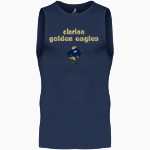 Clarion Golden Eagles <span class="pdp-name-mascot">Clarion - Penn West University Golden Eagles</span> BSN SPORTS Men's Sleeveless Compression Top Front Thumbnail