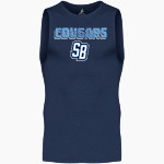 South Brunswick Cougars <span class="pdp-name-mascot">South Brunswick Cougars</span> BSN SPORTS Men's Sleeveless Compression Top Front Thumbnail