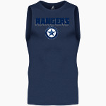 Texas School for the Deaf BSN SPORTS Men's Sleeveless Compression Top Front Thumbnail