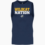 Oxford Wildcats BSN SPORTS Men's Sleeveless Compression Top Front Thumbnail