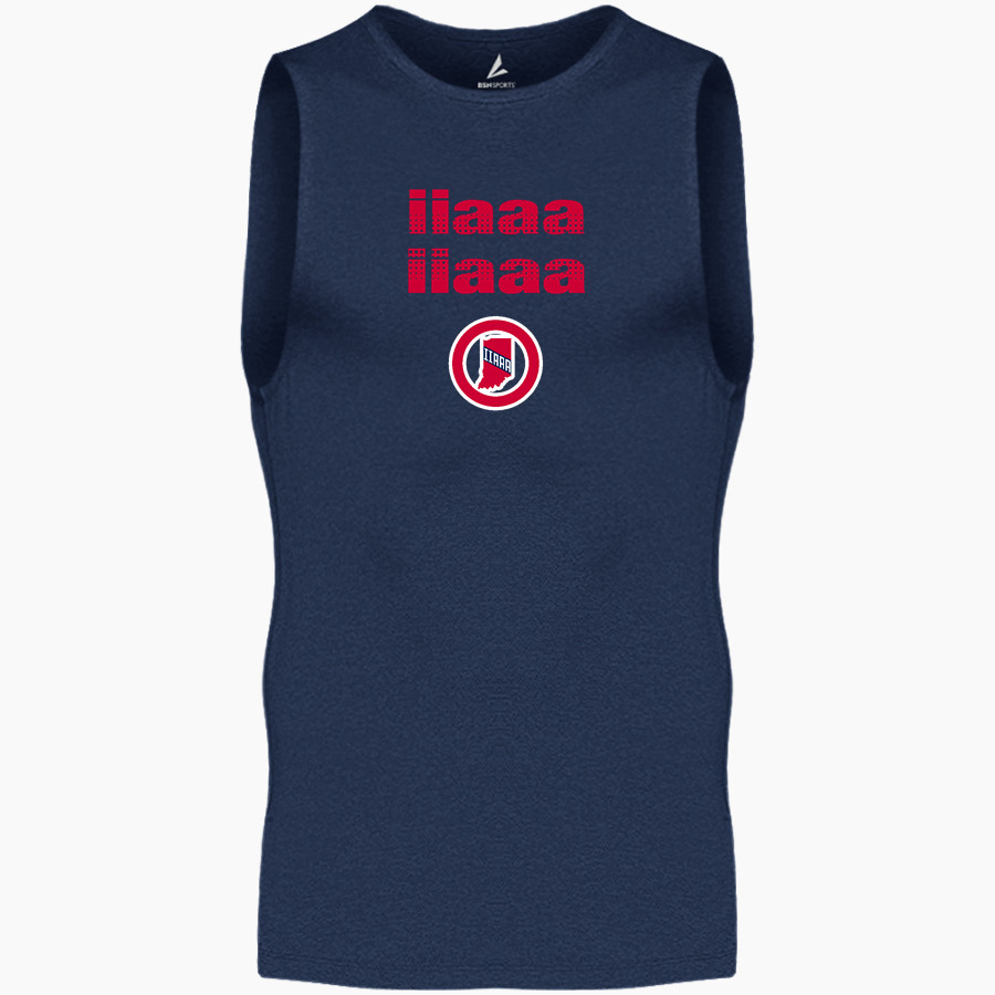 IIAAA IIAAA BSN SPORTS Men's Sleeveless Compression Top