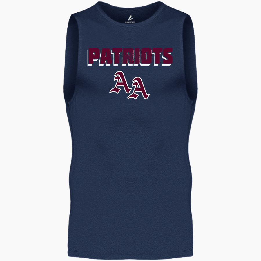 AMELIA ACADEMY PATRIOTS <span class="pdp-name-mascot">AMELIA ACADEMY PATRIOTS</span> BSN SPORTS Men's Sleeveless Compression Top