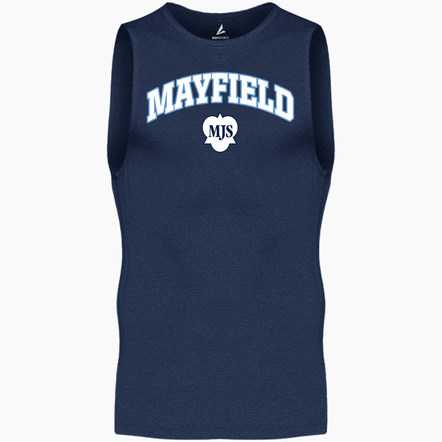 Mayfield Junior School Mustangs Online Store BSN SPORTS Men's Sleeveless Compression Top