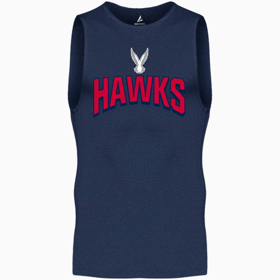 BISHOP HARTLEY HIGH SCHOOL HAWKS <span class="pdp-name-mascot">BISHOP HARTLEY HAWKS</span> BSN SPORTS Men's Sleeveless Compression Top
