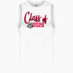 Boiling Springs Middle School bulldogs offical sideline store BSN SPORTS Men's Sleeveless Compression Top Front Thumbnail