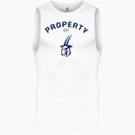 Lawrence University Vikings Online Store BSN SPORTS Men's Sleeveless Compression Top Front Thumbnail