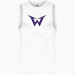 Warrenton Warriors BSN SPORTS Men's Sleeveless Compression Top Front Thumbnail