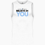 Believe In You BSN SPORTS Men's Sleeveless Compression Top Front Thumbnail