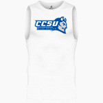 CCSU Blue Devils BSN SPORTS Men's Sleeveless Compression Top Front Thumbnail
