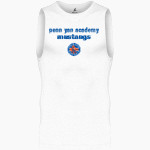 Penn Yan Academy Mustangs BSN SPORTS Men's Sleeveless Compression Top Front Thumbnail