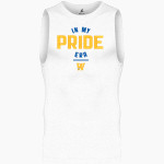 Widener University Pride Online Store BSN SPORTS Men's Sleeveless Compression Top Front Thumbnail