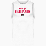 Belle Plaine Tigers BSN SPORTS Men's Sleeveless Compression Top Front Thumbnail