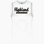 HIGHLAND HIGH SCHOOL HUSKIES BSN SPORTS Men's Sleeveless Compression Top Front Thumbnail