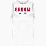 GROOM HIGH SCHOOL TIGERS BSN SPORTS Men's Sleeveless Compression Top Front Thumbnail