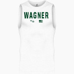 Wagner Seahawks official sideline store <span class="pdp-name-mascot">Wagner Seahawks</span> BSN SPORTS Men's Sleeveless Compression Top Front Thumbnail